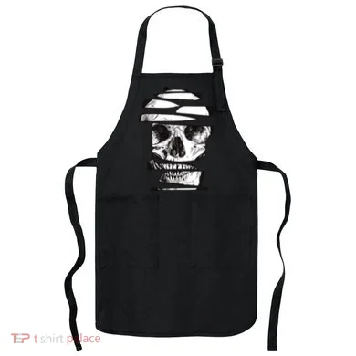 Crazy Broken Skull Apron