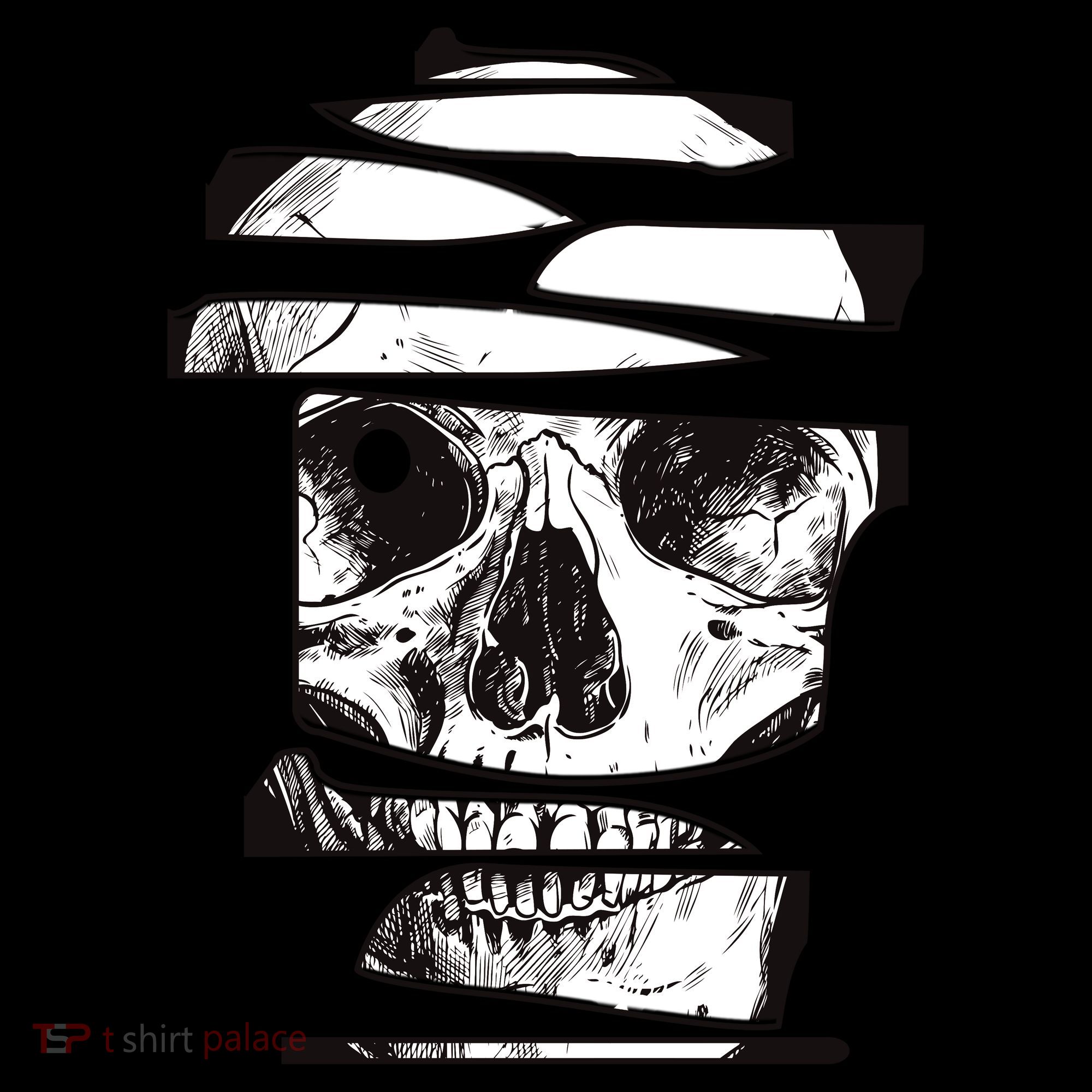 Crazy Broken Skull Bucket Hat