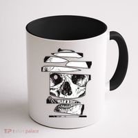 Crazy Broken Skull Coffee Mug thumb 1