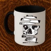 Crazy Broken Skull Coffee Mug thumb 2