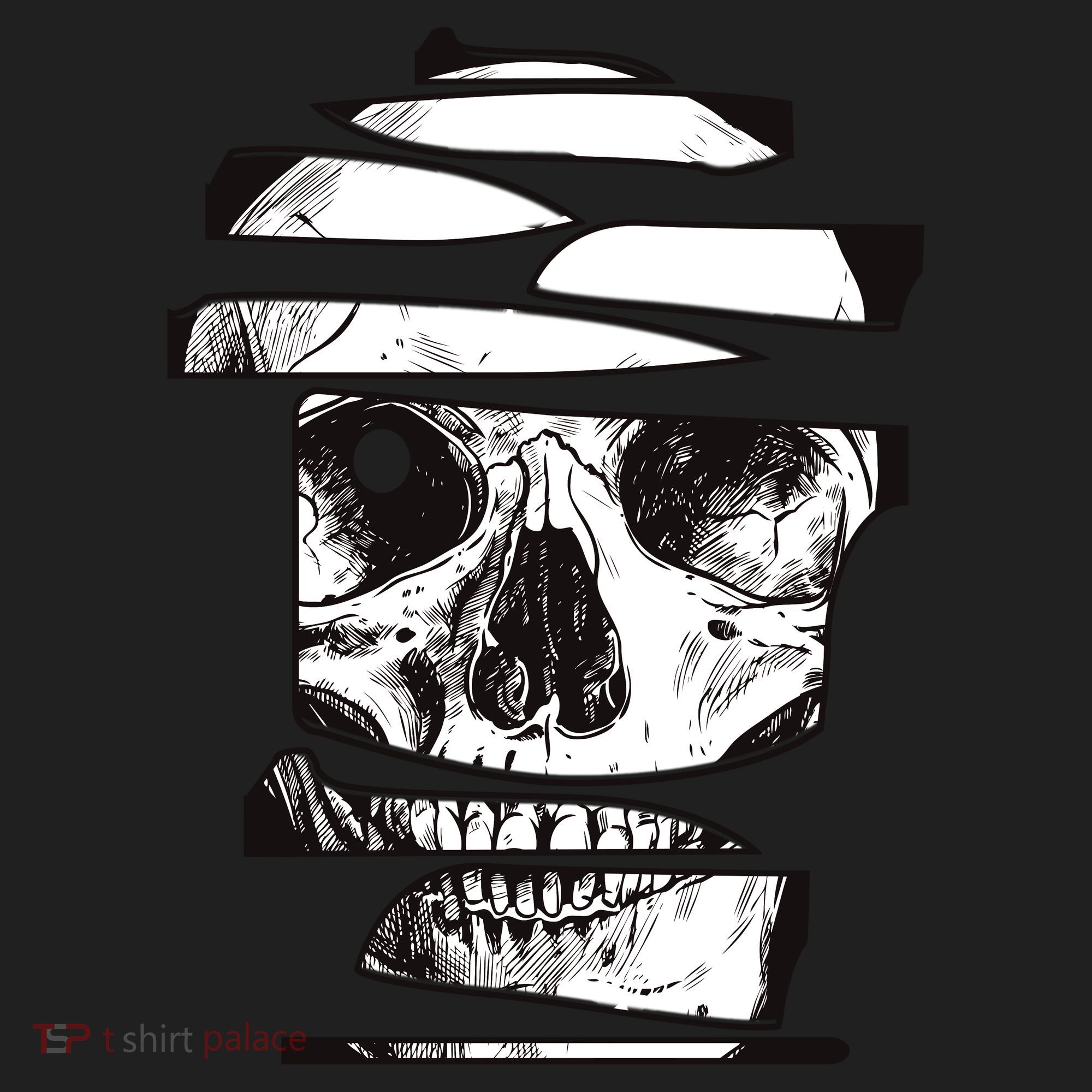 Crazy Broken Skull Beanie