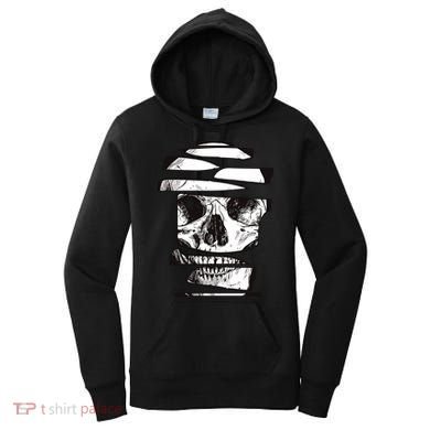 Crazy Broken Skull Women's Hoodie