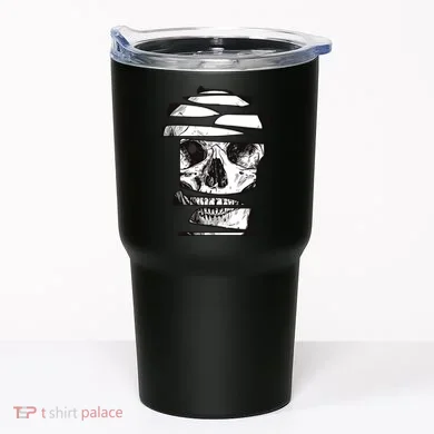 Crazy Broken Skull Tumbler