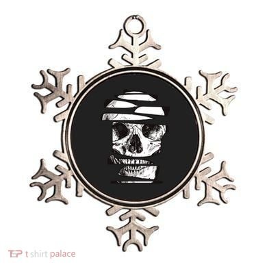 Crazy Broken Skull Ornament