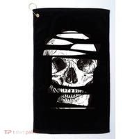 Crazy Broken Skull Golf Towel thumb 0