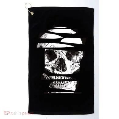Crazy Broken Skull Golf Towel
