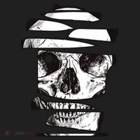 Crazy Broken Skull Golf Towel thumb 3