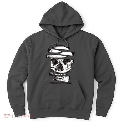 Crazy Broken Skull Hoodie