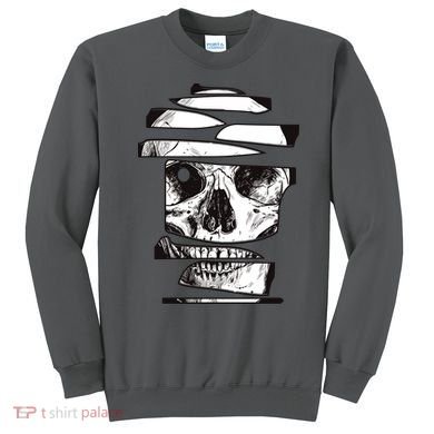 Crazy Broken Skull Sweatshirt