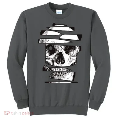 Crazy Broken Skull Sweatshirt