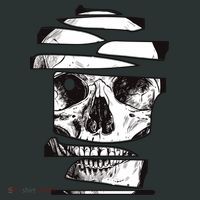 Crazy Broken Skull Backpack thumb 2