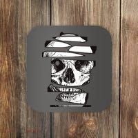 Crazy Broken Skull Coaster thumb 0