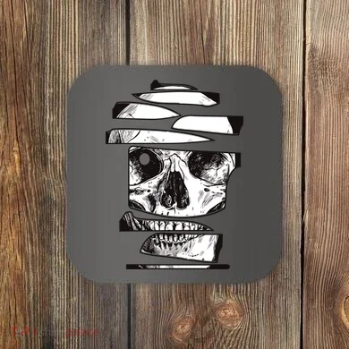 Crazy Broken Skull Coaster