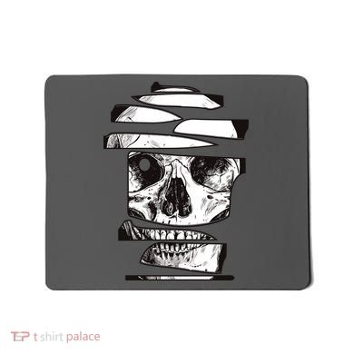 Crazy Broken Skull Mousepad