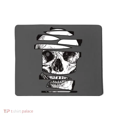 Crazy Broken Skull Mousepad