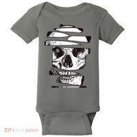 Crazy Broken Skull Baby Bodysuit thumb 0