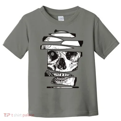 Crazy Broken Skull Toddler T-Shirt