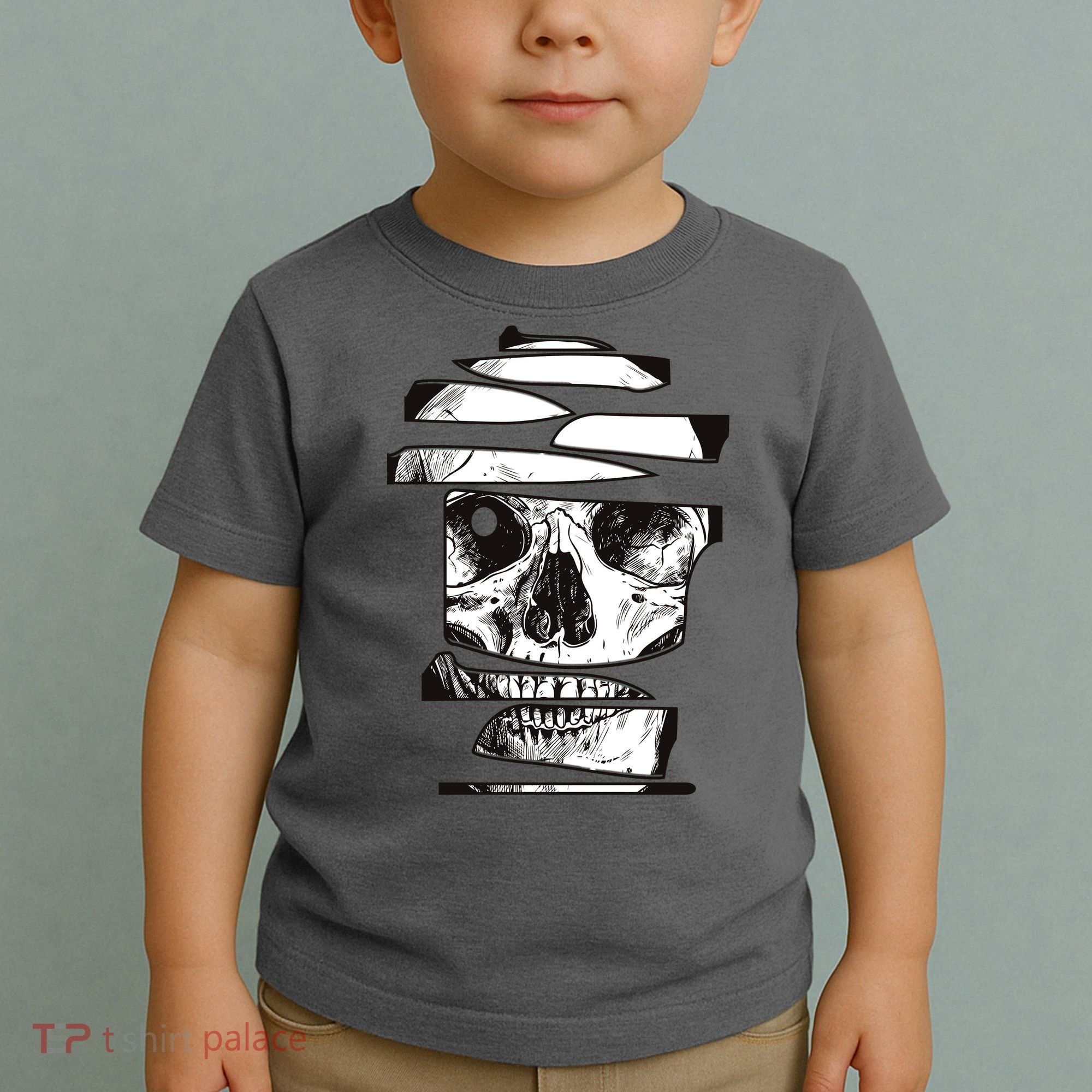 Crazy Broken Skull Toddler T-Shirt