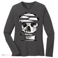 Crazy Broken Skull Women's Long Sleeve Shirt thumb 0