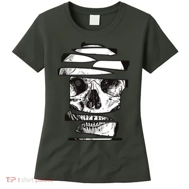 Crazy Broken Skull Women's T-Shirt