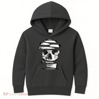 Crazy Broken Skull Kids Hoodie