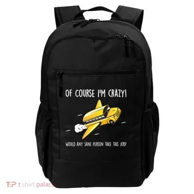 Crazy Bus Driver Backpack