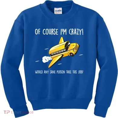 Crazy Bus Driver Kids Sweatshirt