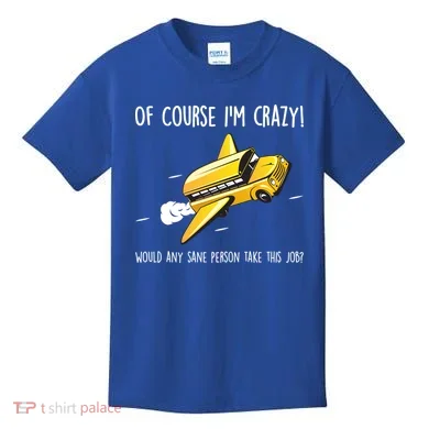 Crazy Bus Driver Kids T-Shirt