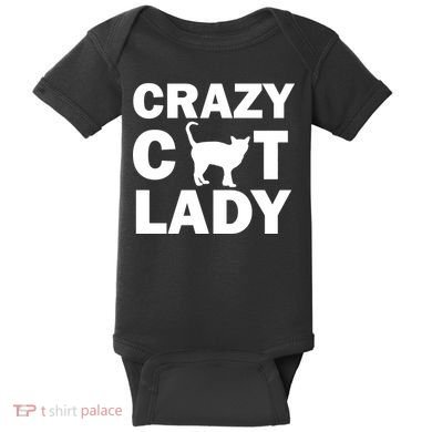 Crazy Cat Lady Baby Bodysuit