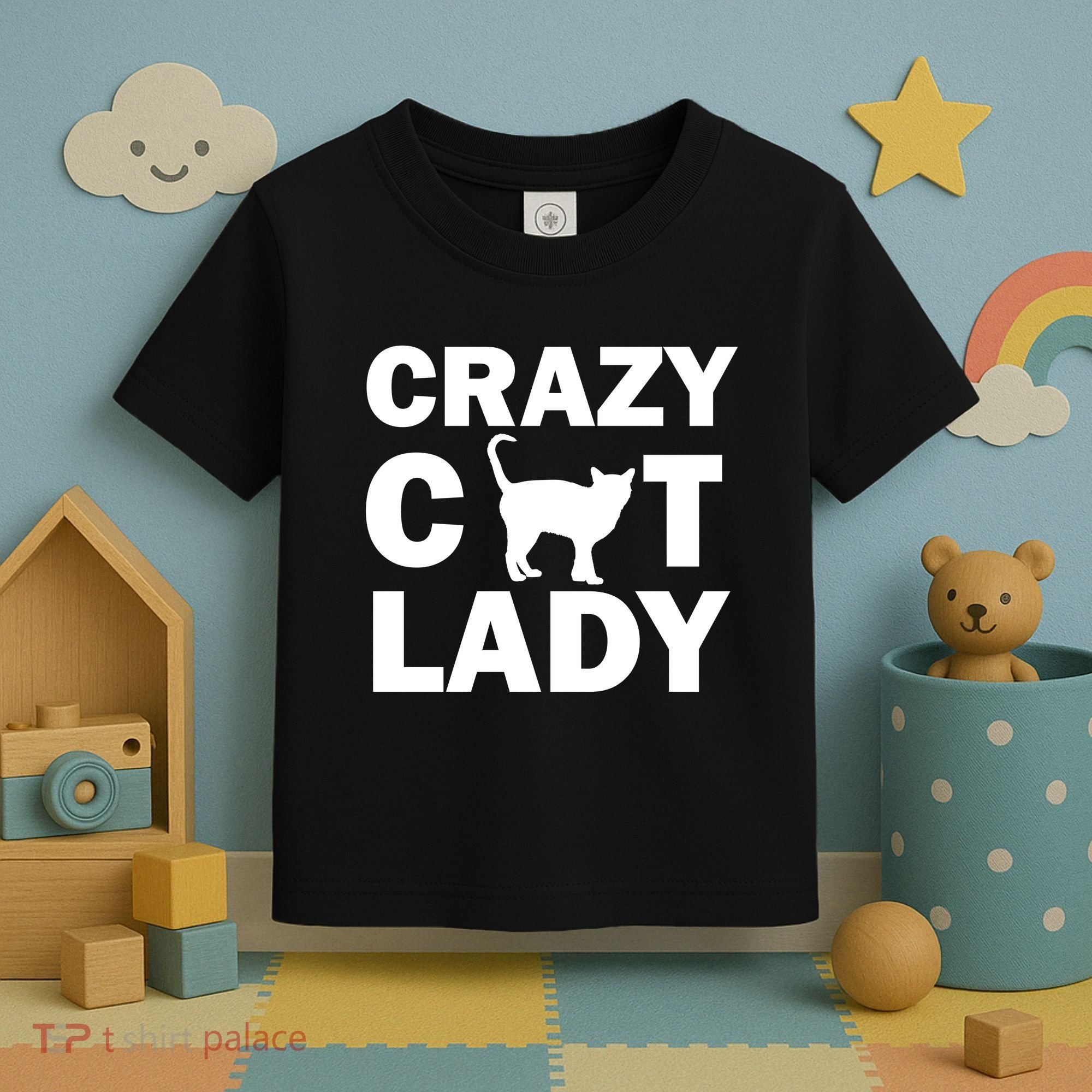 Crazy Cat Lady Toddler T-Shirt