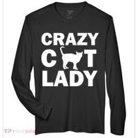Crazy Cat Lady Zone Performance Long-Sleeve T-Shirt thumb 0