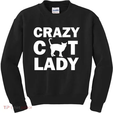 Crazy Cat Lady Kids Sweatshirt