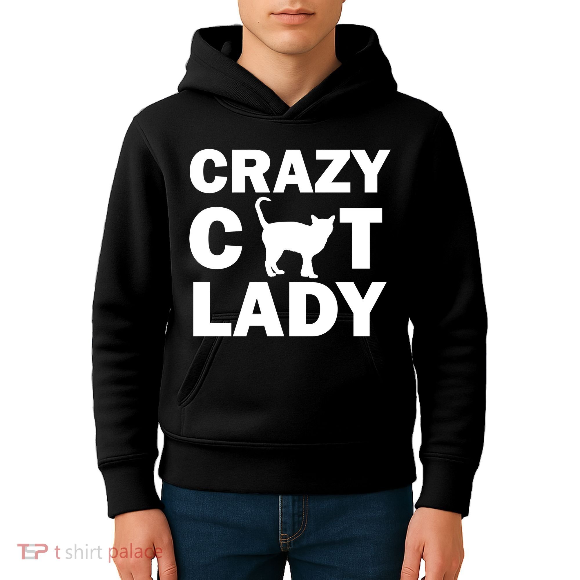 Crazy Cat Lady Kids Hoodie
