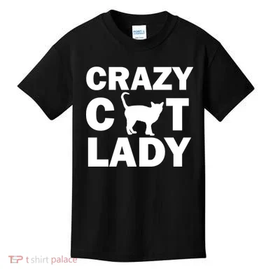 Crazy Cat Lady Kids T-Shirt