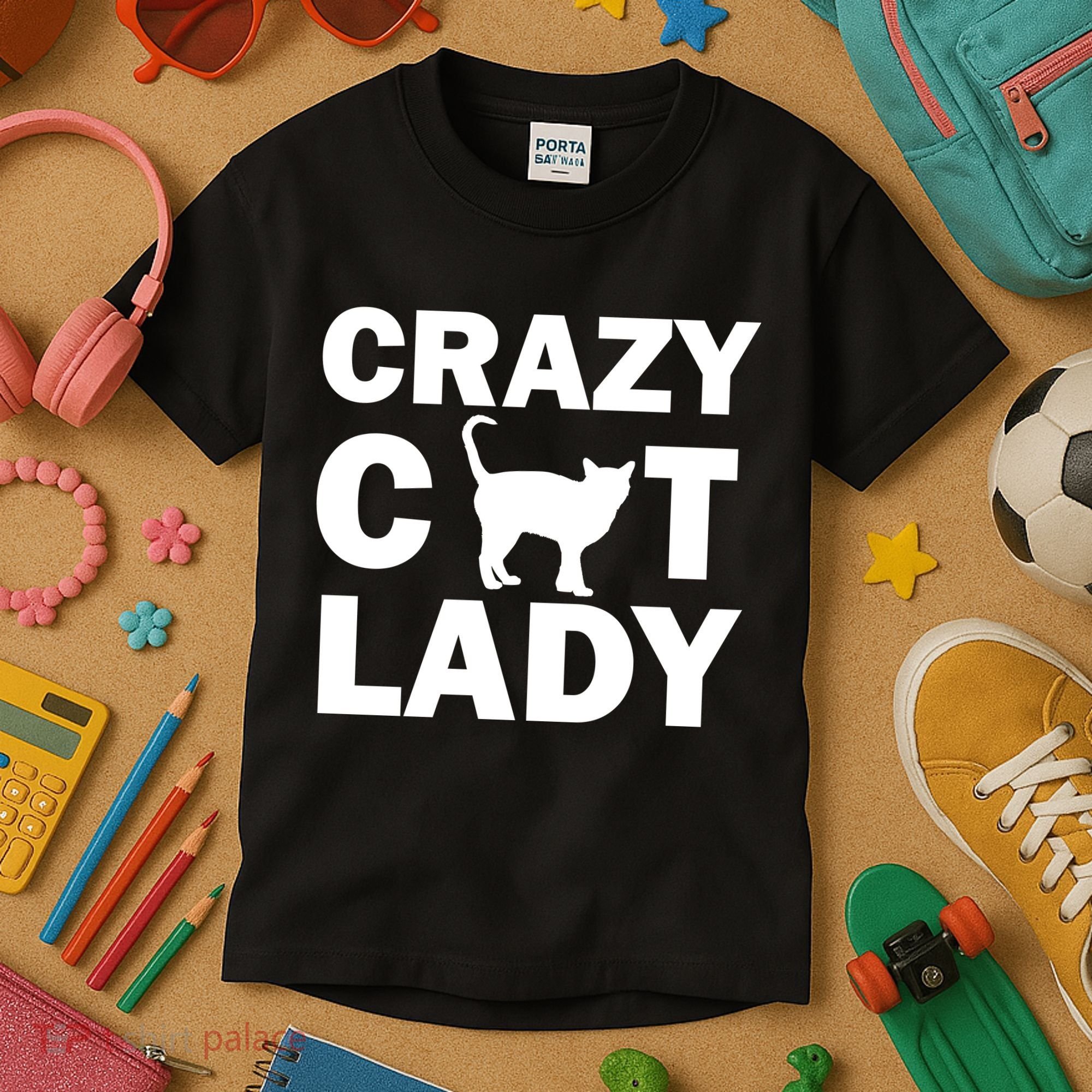 Crazy Cat Lady Kids T-Shirt