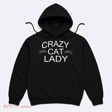 Crazy Cat Lady Whiskers Hoodie