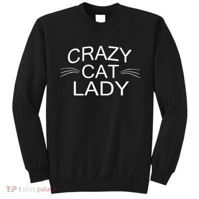 Crazy Cat Lady Whiskers Sweatshirt