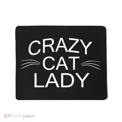 Crazy Cat Lady Whiskers Mousepad