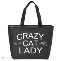 Crazy Cat Lady Whiskers Tote Bag thumb 0