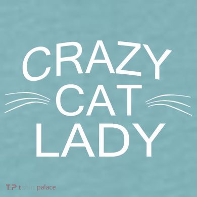 Crazy Cat Lady Whiskers Sueded Cloud Jersey T-Shirt
