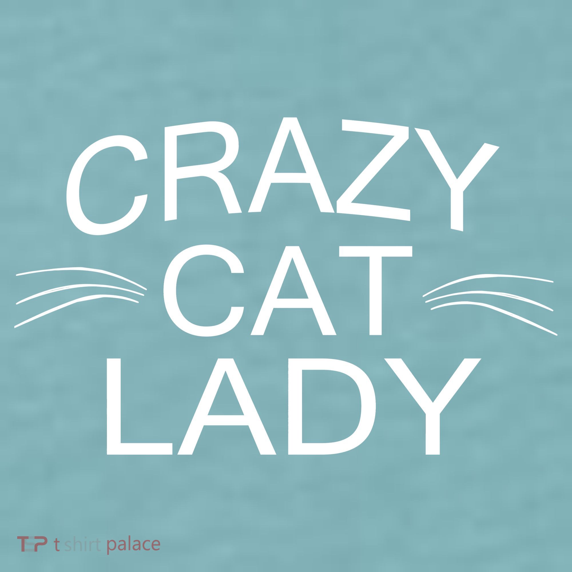 Crazy Cat Lady Whiskers Sueded Cloud Jersey T-Shirt