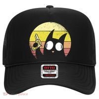 Crazy Cat Retro Sunset Hat thumb 0