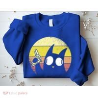 Crazy Cat Retro Sunset Sweatshirt thumb 2