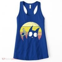 Crazy Cat Retro Sunset Women's Tank Top thumb 0