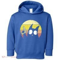 Crazy Cat Retro Sunset Toddler Hoodie thumb 0