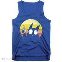 Crazy Cat Retro Sunset Tank Top thumb 0
