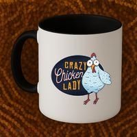 Crazy Chicken Lady Coffee Mug thumb 2