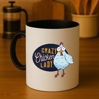 Crazy Chicken Lady Coffee Mug thumb 4