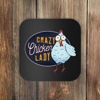 Crazy Chicken Lady Coaster thumb 0