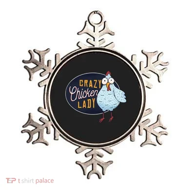 Crazy Chicken Lady Ornament